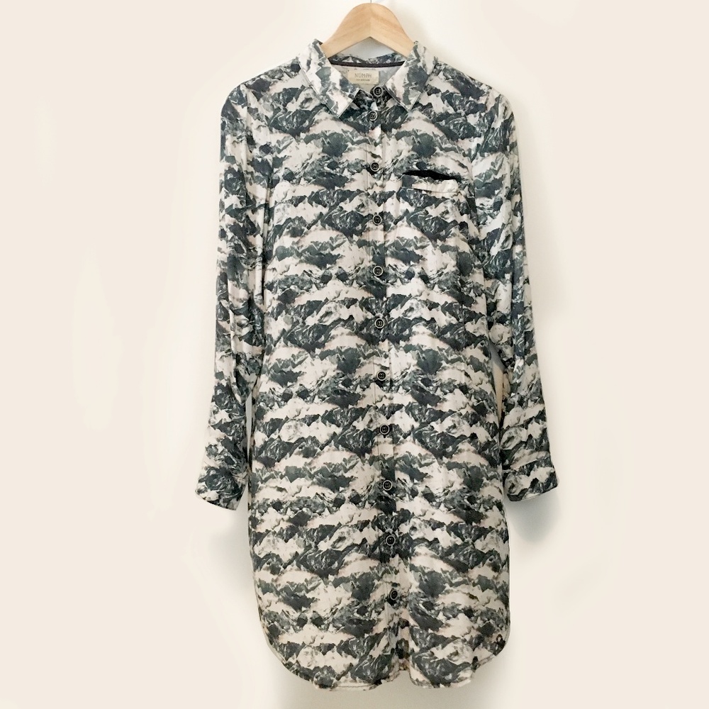 Nümph Long Sleeve Shirt Dress